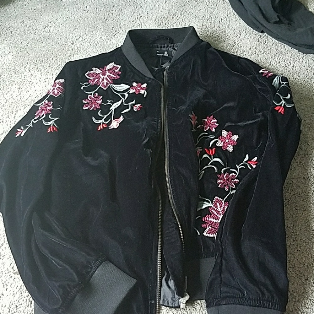 Ana black embroidered jacket